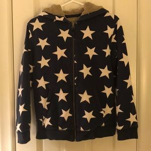 Mini Boden Boys Sherpa Lined Hoodie